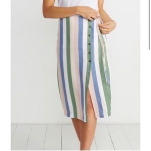 Marine Layer Layla wrap skirt